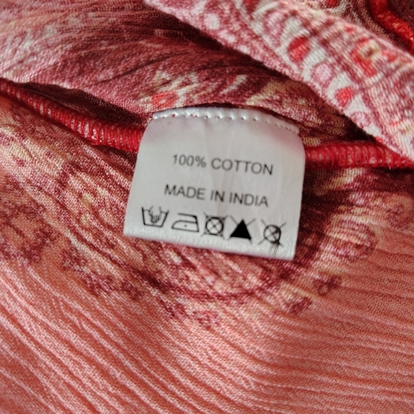 Area Stars His Mix Print Long Sleeve Dress M - Picture 9 of 15